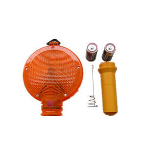 Barricada de emergencia para construcción, luz de advertencia de tráfico con batería LED roja y <span class=keywords><strong>naranja</strong></span> - Product Image 2