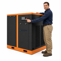 Compresseur d'air à vis PM VSD 10-50HP, alimentation CA, refroidissement par air, économie d'énergie, haute efficacité, unité stationnaire, pression 8-13 bars