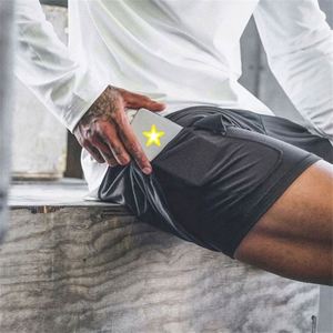 Pantalones Cortos Deportivos para Hombre, 2 en 1, de Secado Rápido, para Gimnasio, Entrenamiento, Fitness, Jogging, Verano - Product Image 2