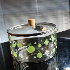 หม้อซุปแก้วพิมพ์ลายซับลิเมชันสำหรับตกแต่งบ้านและทำอาหาร - Product Image 3