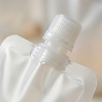 Pochette cosmétique à bec verseur pour liquides, rechargeable, vide, souple, format voyage, portable, pour voyages d'affaires