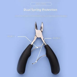 Stainless Steel Finger <b>Nail</b> <b>Clipper</b> Curved Blade Wide Jaw Opening Ergonomic Grip Manicure Tool Precise Trimming <b>for</b> <b>Thick</b> <b>Nails</b> - Product Image 3
