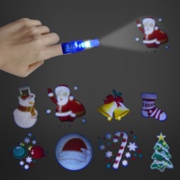 Prix d'usine, vente en gros, 5 pièces, anneaux de projection de dessins animés, lumières LED, jouets lumineux pour enfants, anneaux de projecteur lumineux dans le noir