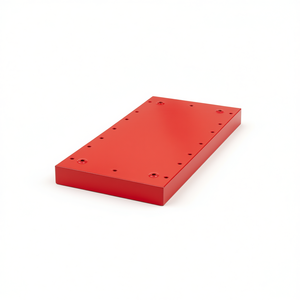 5002 Z3 <b>Clamping</b> Plate 100x150x20mm Red Steel Industrial Workholding - Product Image 2