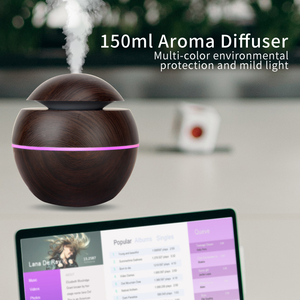 USB mini hộ gia đình Nấm Đầu Máy lọc không khí Máy tính để bàn atomizing hạt gỗ hương liệu máy tạo độ ẩm humidistat 1 năm - Product Image 6