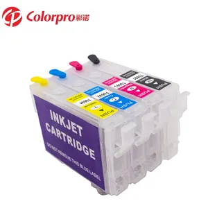 Colorpro Compatible IJ Tinta Isi Ulang T0691-T0694 Kompatibel untuk Stylus CX5000 CX6000 CX7000F Printer Tangki Tinta Kosong