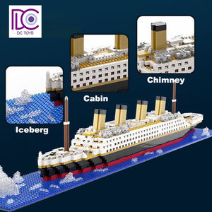 <span class=keywords><strong>3D</strong></span> <span class=keywords><strong>Puzzle</strong></span> <span class=keywords><strong>Titanic</strong></span> DIY Modèle Blocs de Construction Ensembles Briques Jouets Pour Enfants Adulte Cadeau - Product Image 4