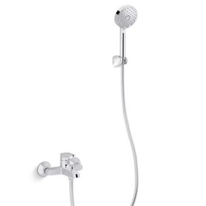 Douche murale pour baignoire avec eau chaude/froide pour petite salle de bain d'appartement Herming K-28193T - Product Image 2