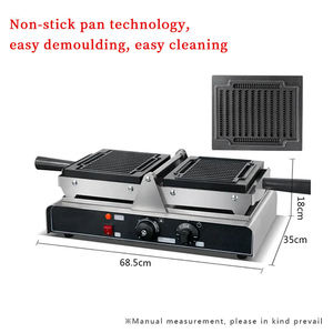 Machine à gaufres en forme de bâtonnets de biscuits électriques à prix de gros, machine à gaufres commerciale en forme de frites - Product Image 4