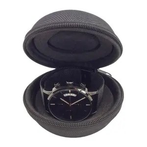 時計ケースポーチラウンドポータブル時計ポーチカスタムハードシェルEva高級保護キャリー収納時計ケース