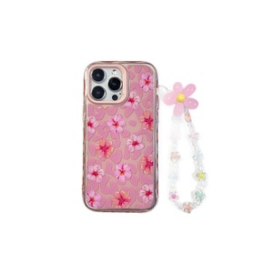 <span class=keywords><strong>Coque</strong></span> en gel de silicone ondulé pour 17 PRO MAX et 16, style floral, antichoc, protection intégrale - Product Image 5