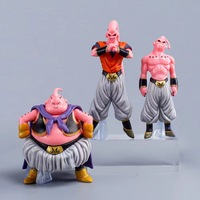 Anime Lovely Cartoon Dragon Majin Buu Ball Action Figure Sets Accessoires 3D Doll Toys PVC Action Figures Décoration de table