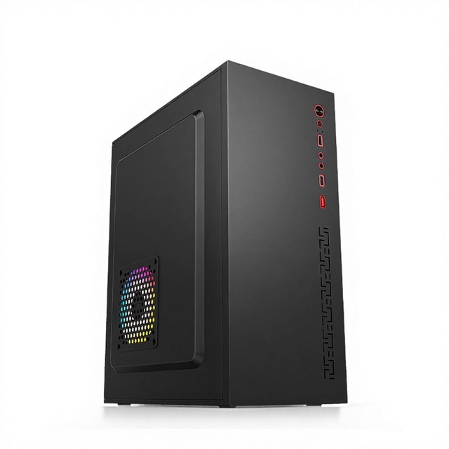 New Desktop Intel I3 13100 PC with 16GB DDR4 3200MHz RAM 512GB NVMe SSD LCD Windows 10 Business Office Study Computer for Africa