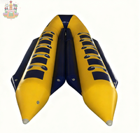 Bote Inflable de Pesca, Tubo Remolcable de PVC, Material para Deportes Acuáticos al Aire Libre, Diversión, Banana Boat Flotante Personalizado