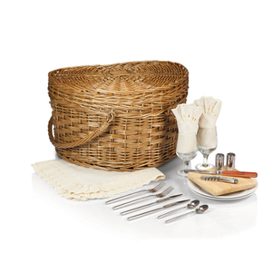 En gros <span class=keywords><strong>pas</strong></span> <span class=keywords><strong>cher</strong></span> rotin en osier bambou coeur en forme de pique-nique panier ensemble - Product Image 4
