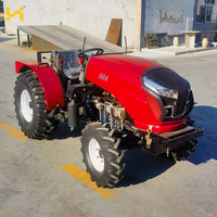 Neuer Landwirtschaftlicher Nutztraktor 80PS 90PS 100PS 120PS mit Kabine, Klimaanlage, Frontlader und Anbaugeräten wie Bodenfräse zum Verkauf