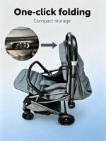 Poussette Bébé OEM avec Logo Personnalisé, Vente Chaude, Poussette Légère avec Plateau Repas/Pedalier pour Bébés