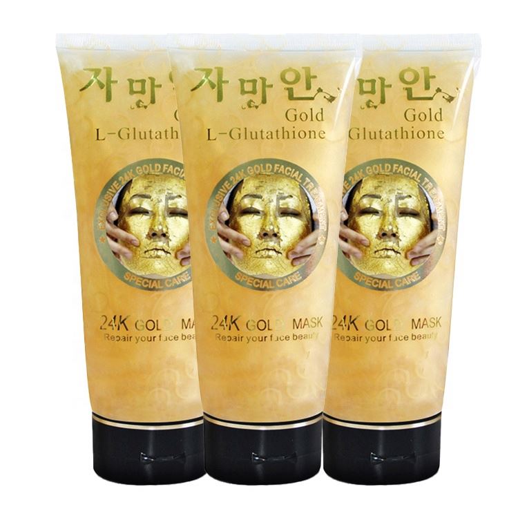 l glutathione gold mask Wholesale Custom Logo 24 K Gold Facial Mask Gold Collagen Mask for Anti  Wrinkle Anti Aging Facial Mask for Beauty Salon Skincare| Alibaba.com