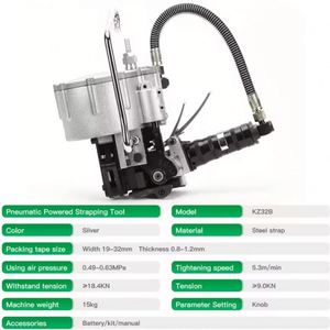 Kz32 Pneumatic Strapping Machine Combination Steel Strapping Tools for 32mm Metal Strip - Product Image 5