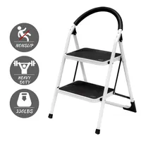 EN131 2 Stappen Staal Materiaal Veiligheid Ladder/Outdoor Ijzeren Trappen/Fold Krukje
