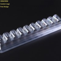 Emballage de flacon en plastique APET/PET/PTEG avec garantie ISO13485, plateau thermoformé médical pour liquides pharmaceutiques