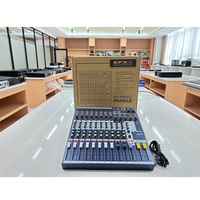 Système de sonorisation professionnel avec mixeur audio métallique EFX Series 8/12/16 canaux, impédance 4 ohms et 220V