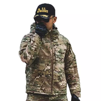 Veste tactique softshell de haute qualité pour l'extérieur, la vie quotidienne et les trajets quotidiens, camouflage dragon, imperméable à la poussière, veste d'hiver