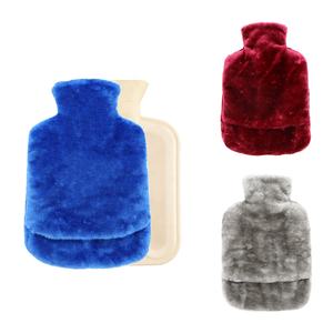 Bouteilles d'eau chaude en caoutchouc naturel, sac d'eau avec couvercle pour pieds plus chauds - Product Image 3