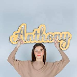 ป้ายชื่ออะคริลิคติดผนังแบบกำหนดเองได้สำหรับตกแต่ง - Product Image 1