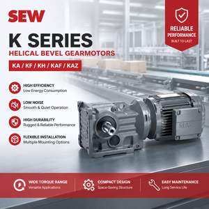 Reductor de Engranajes Cónicos Helicoidales Genuinos Serie KAZ KT37 KT49 KAZ37 KAZ49 Directo de Fábrica IE3 - Product Image 1
