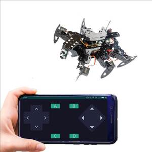 안드로이드 앱 파이썬 GUI를 위한 아디프트 헥사포드 거미 로봇 키트, 거미 걷기/이동 로봇 나사 장착 로봇 공학 키트 - Product Image 3