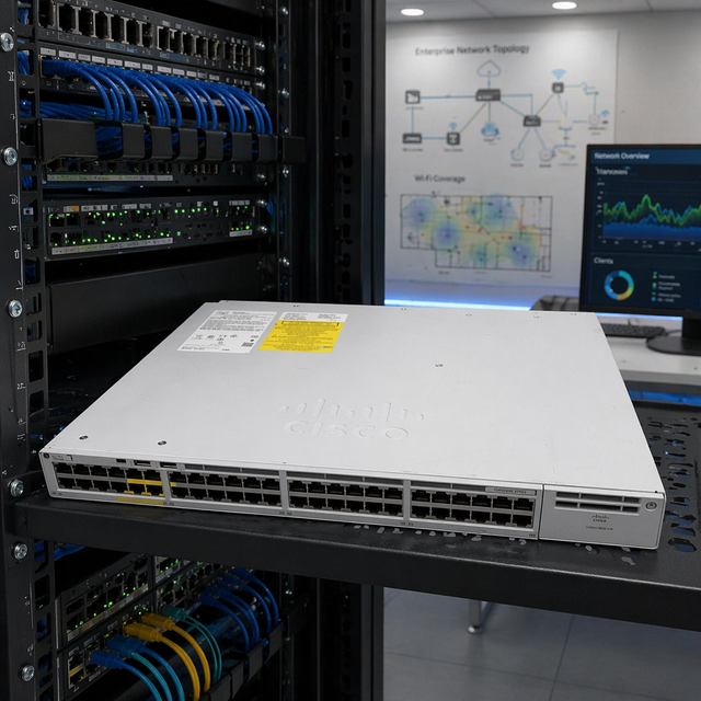 NEW CISCOS C9200-48P-E Network Switch 9200 48-port PoE+ Switch, Network Essentials POE Switch C9200-48P-E