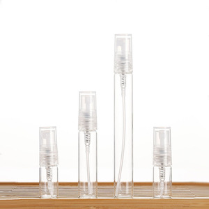 Portable 10ml Transparent Glass Spray <b>Bottle</b> Refillable Leak-Proof Essential Perfume <b>Travel</b> Cosmetic Packaging Sample Container - Product Image 5