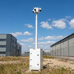 Torre de Vigilancia Móvil con Mástil Telescópico de Despliegue Rápido con Poste para Cámara de 6 m para Sitios Temporales - Product Image 1