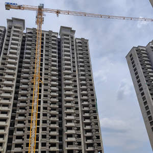 מנוף צריח שטוח דגם דאהן QTZ250 דגם 7025-12T עם בקר PLC ומנוע, כושר הרמה 12 טון, טווח 70 מטר, מומנט הרמה 250 טון.מטר לבנייה - Product Image 4