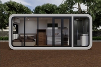 Conteneur préfabriqué contemporain à structure en acier – Maison, villa, appartement, hôtel, boutique – Design moderne, minimaliste, écologique et durable