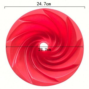 Moule à pain et à gâteau en silicone à vortex unique, résistant aux hautes températures, pour cuisson, échantillon gratuit d'usine, OEM/ODM - Product Image 2