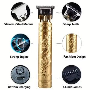 OFERTA ESPECIAL: Recortadora <span class=keywords><strong>de</strong></span> <span class=keywords><strong>Pelo</strong></span> Eléctrica Clippe para Hombre, Afeitadora Eléctrica Profesional, Máquina <span class=keywords><strong>de</strong></span> <span class=keywords><strong>Cortar</strong></span> <span class=keywords><strong>Pelo</strong></span> Inalámbrica para Barbería - Product Image 5