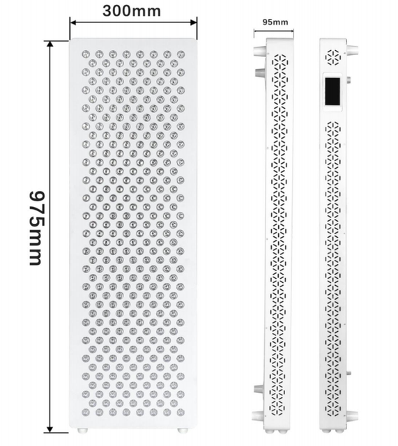 Professional LED NIR Light Device with Multiple Wavelengths for Clinical and Home Healthcare Use Red Light Therapy Panel