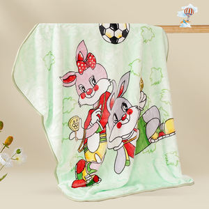 Mantas de bebé Raschel de felpa extra grande de microfibra de poliéster 100% de lujo al por mayor personalizadas de punto para uso en viajes hospitalarios - Product Image 3