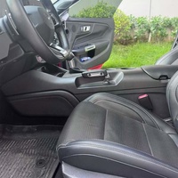 Kits de remplacement intérieur en Fiber de carbone sec pré-imprégné pour console centrale ford Mustang S650 6pc Combo 2024-2026