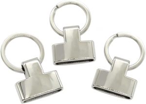 Pcs Key Fob Hardware <b>Keychain</b> <b>Wristlet</b> Clasp With Key Ring Strap End Fasteners For <b>Keychain</b> Strap DIY Crafts Silver - Product Image 3
