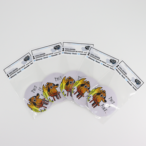 Confezione di adesivi personalizzati fustut impermeabili e durevoli in vinile adesivi <span class=keywords><strong>Meme</strong></span> per riviste bottiglie portatili e decorazioni Creative - Product Image 3