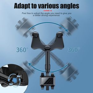 Nouveau support de téléphone portable pour voiture, support de moniteur de voiture, rotatif à 360°, rétractable, support de téléphone pour rétroviseur de voiture - Product Image 4