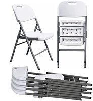 Chaise pliante moderne en plastique italien pour appartement et salle de sport, idéale pour les mariages et les événements en extérieur