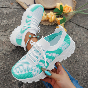 Zapatillas Deportivas Casuales de Malla Transpirable para Mujer, Nuevas con Suela Gruesa, Ligeras y con Amortiguación para Viajes de Verano y Otoño - Product Image 5