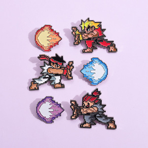 En gros, épingles en métal, épingles en émail souple, breloques, souvenirs et cadeaux sur le thème de l'anime et des jeux japonais, pour vêtements, en stock en gros à prix abordable - Product Image 2