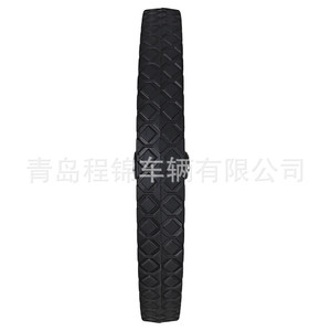 16 Inch Solid Rubber <b>Tool</b> <b>Cart</b> Wheel With Ball Bearing 150kg Load Capacity Firm Tread No Brake Included - Product Image 3