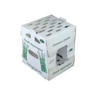 Boîte en plastique ondulé PP personnalisée, boîte à fruits, boîte à légumes, boîte à asperges, boîte à raisins, boîte à okra, boîte à maïs, boîte d'emballage recyclable