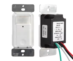 Sensor de Movimiento Infrarrojo de un Solo Polo, ABS y PC, para Interruptor de Luz de Pared con Tomas de Corriente Alterna, Cantidad 0 para Detección de Vacío - Product Image 4